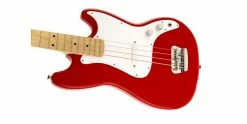 Coupon 🔥 Squier Affinity Bronco Bass Torino Red 🎉 -Cheap Guitar Store squier affinity bronco bass torino red body angle 2
