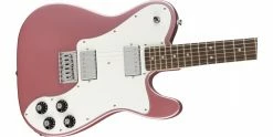 Best Pirce ✨ Squier Affinity Telecaster Deluxe Burgundy Mist ✨ -Cheap Guitar Store squier affinity series telecaster deluxe laurel fingerboard white pickguard burgundy mist body angle