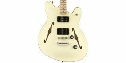 Promo ⌛ Squier Affinity Starcaster Olympic White ✔️ -Cheap Guitar Store squier affinity starcaster olympic white body