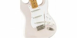 Flash Sale 😍 Squier Classic Vibe ‘50s Stratocaster White Blonde 🤩 -Cheap Guitar Store squier classic vibe 50s stratocaster white blonde body detail