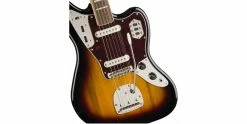 Discount 👏 Squier Classic Vibe '70s Jaguar 3-Colour Sunburst 👏 -Cheap Guitar Store squier classic vibe 70s jaguar 3 colour sunburst body detail