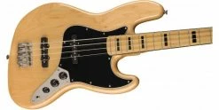 Hot Sale ⭐ Squier Classic Vibe '70s Jazz Bass Natural ✨ -Cheap Guitar Store squier classic vibe 70s jazz bass natural body angle