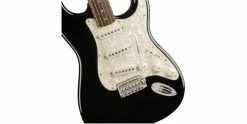 Budget โ Squier Classic Vibe '70s Stratocaster Black ๐ 12 Budget โ Squier Classic Vibe '70s Stratocaster Black ๐ -Cheap Guitar Store squier classic vibe 70s stratocaster black body detail