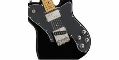 Flash Sale 👏 Squier Classic Vibe '70s Telecaster Custom Black 🎁 -Cheap Guitar Store squier classic vibe 70s telecaster custom black body detail