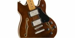 Best reviews of ✔️ Squier Classic Vibe Starcaster Walnut ⭐ -Cheap Guitar Store squier classic vibe starcaster walnut body detail