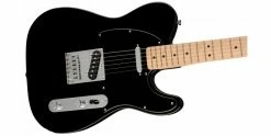 Brand new 🔔 Squier FSR Bullet Telecaster Black, Black Pickguard 🔥 -Cheap Guitar Store squier fsr bullet telecaster black black pickguard body angle