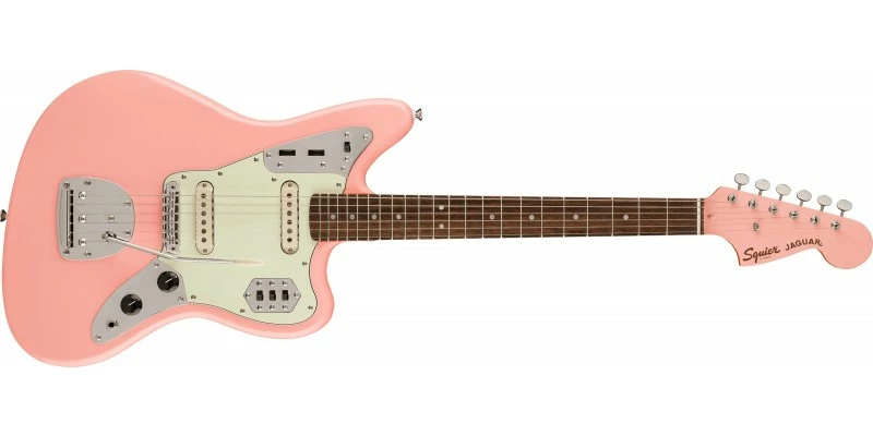 Coupon ✨ Squier FSR Classic Vibe 60s Jaguar Shell Pink With Matching Headstock ⭐ 3 Coupon ✨ Squier FSR Classic Vibe 60s Jaguar Shell Pink With Matching Headstock ⭐