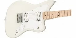 Brand new 😀 Squier Mini Jazzmaster HH Olympic White ✨ -Cheap Guitar Store squier mini jazzmaster hh olympic white body angle
