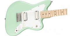 New 👍 Squier Mini Jazzmaster HH Surf Green 🔔 -Cheap Guitar Store squier mini jazzmaster hh surf green body angle