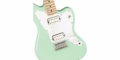 New 👍 Squier Mini Jazzmaster HH Surf Green 🔔 -Cheap Guitar Store squier mini jazzmaster hh surf green body detail