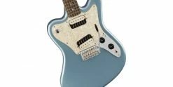 Best deal 🔔 Squier Paranormal Super-Sonic Ice Blue Metallic 👏 -Cheap Guitar Store squier paranormal super sonic ice blue metallic body detail