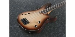 Promo 👏 Ibanez SRH500F-NNF Natural Browned Burst Flat Fretless Bass 😉 -Cheap Guitar Store srh500f nnf 1p 01 cu body top