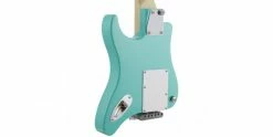 Best deal 👏 Traveler Guitar Traveler Travelcaster Deluxe Surf Green ⭐ -Cheap Guitar Store traveler travelcaster deluxe surf green body back angle