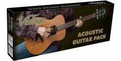Promo ❤️ Vintage V300 Left Handed Acoustic Guitar Starter Package Natural 😀 -Cheap Guitar Store vintage v300 left handed acoustic guitar starter package natural box