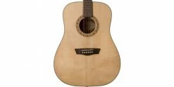 Best Pirce 🔔 Washburn WD7S Harvest Series Dreadnought Acoustic Guitar 🌟 -Cheap Guitar Store washburn wd7s gloss top acoustic guitar natural body